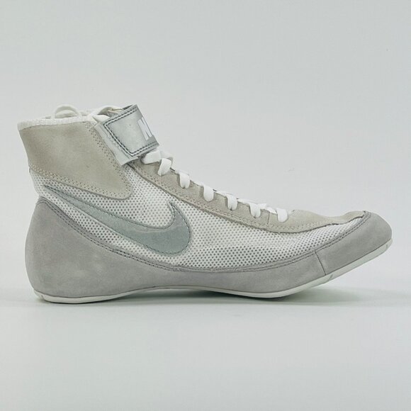 Nike Speedsweep 7 'White Metallic Silver' 366683-100 Wrestling Multi Size - Picture 3 of 10